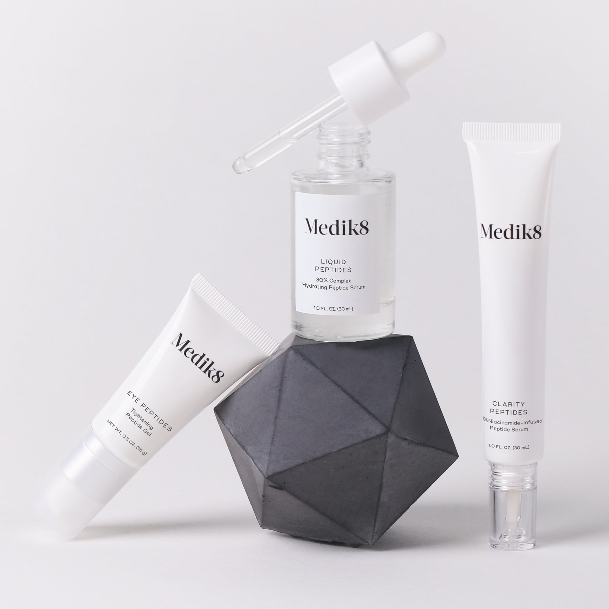 Liquid Peptides by Medik8. A 30% complex hydrating peptide serum